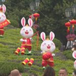 澳門多旅遊景點增設兔子元素迎新年引遊客排隊「打卡」 – TVB